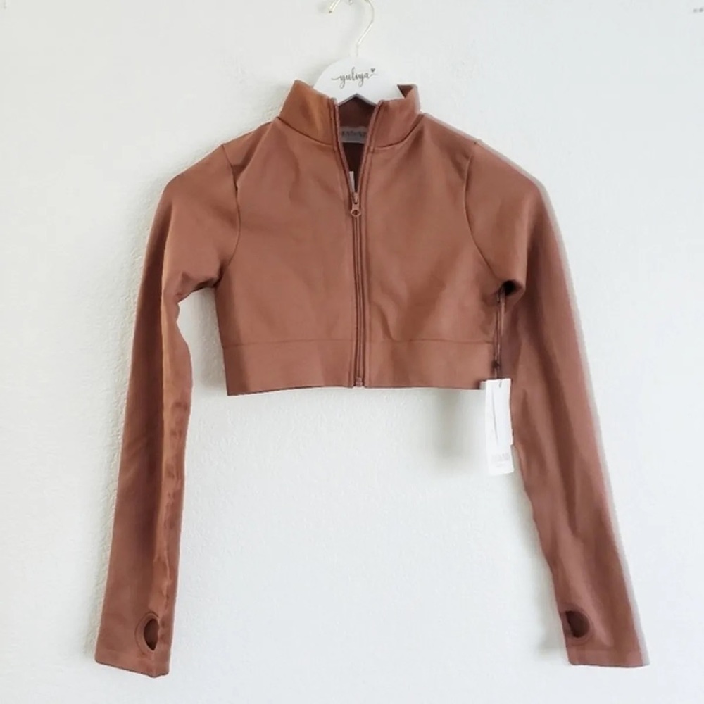 Active zip up in mauve - Picture 4 of 4